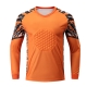 Customizable Blue Goalkeeper Football Kit Long Sleeve -SFM_29