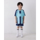 Customizable Blue Kids' Training Kit Short Sleeve -D8106_11