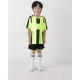 Customizable Fluorescent Green Kids' Training Kit Short Sleeve -D8106_16