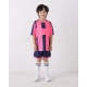 Customizable Pink Kids' Training Kit Short Sleeve -D8106_15