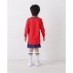 Customizable Red Kids' Training Kit Short Sleeve -D7101_2