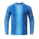 Customizable White Goalkeeper Football Kit Long Sleeve -SFM_36